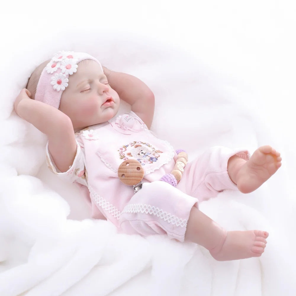 Cloveray Full Body Vinyl Realistic Reborn Baby Doll