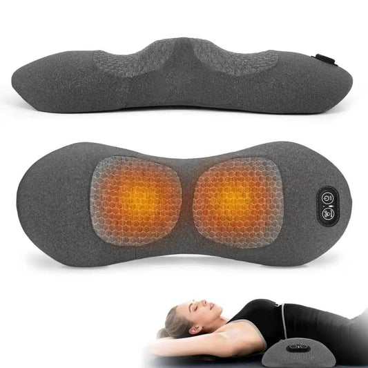 PAQIN 3 In 1 Electric Lumbar Back Massager With Heat And Vibration