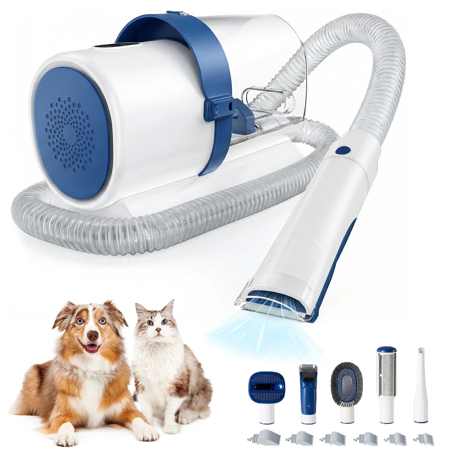 Professional Pet Grooming Vacuum Kit With Cordless Low Noise