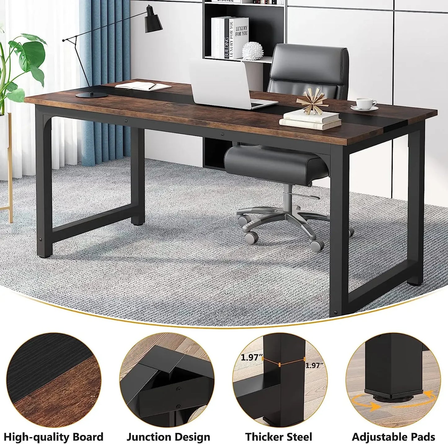 Tribesigns Modern Computer Desk Study Table For Home Office