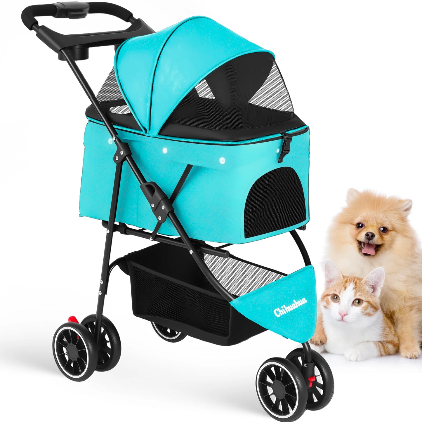 CHIHUAHUA Pet Stroller for Small to Medium Cats and Dogs