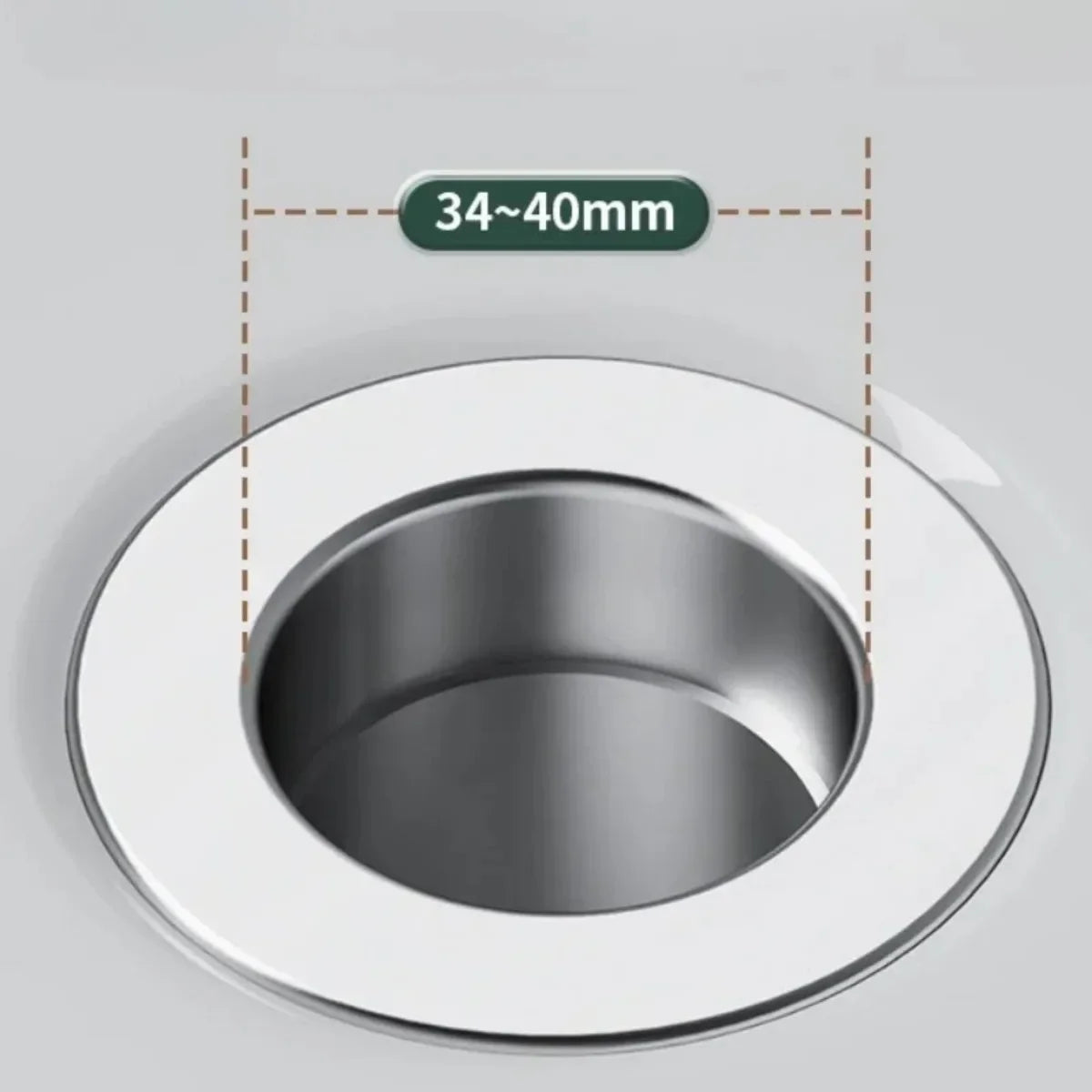 DIAMRI Easy Clean Sink Drain Cover Leak Proof Silicone Seal
