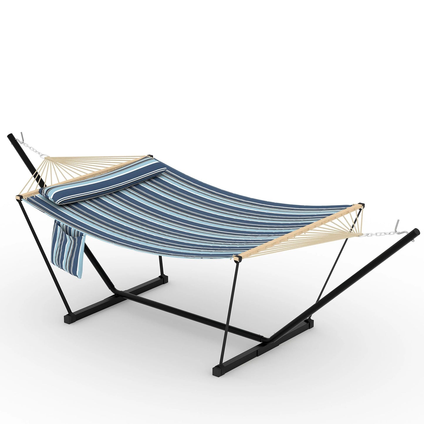 HiMISS Outdoor Hammock With Stand 2 Person Carry Bag
