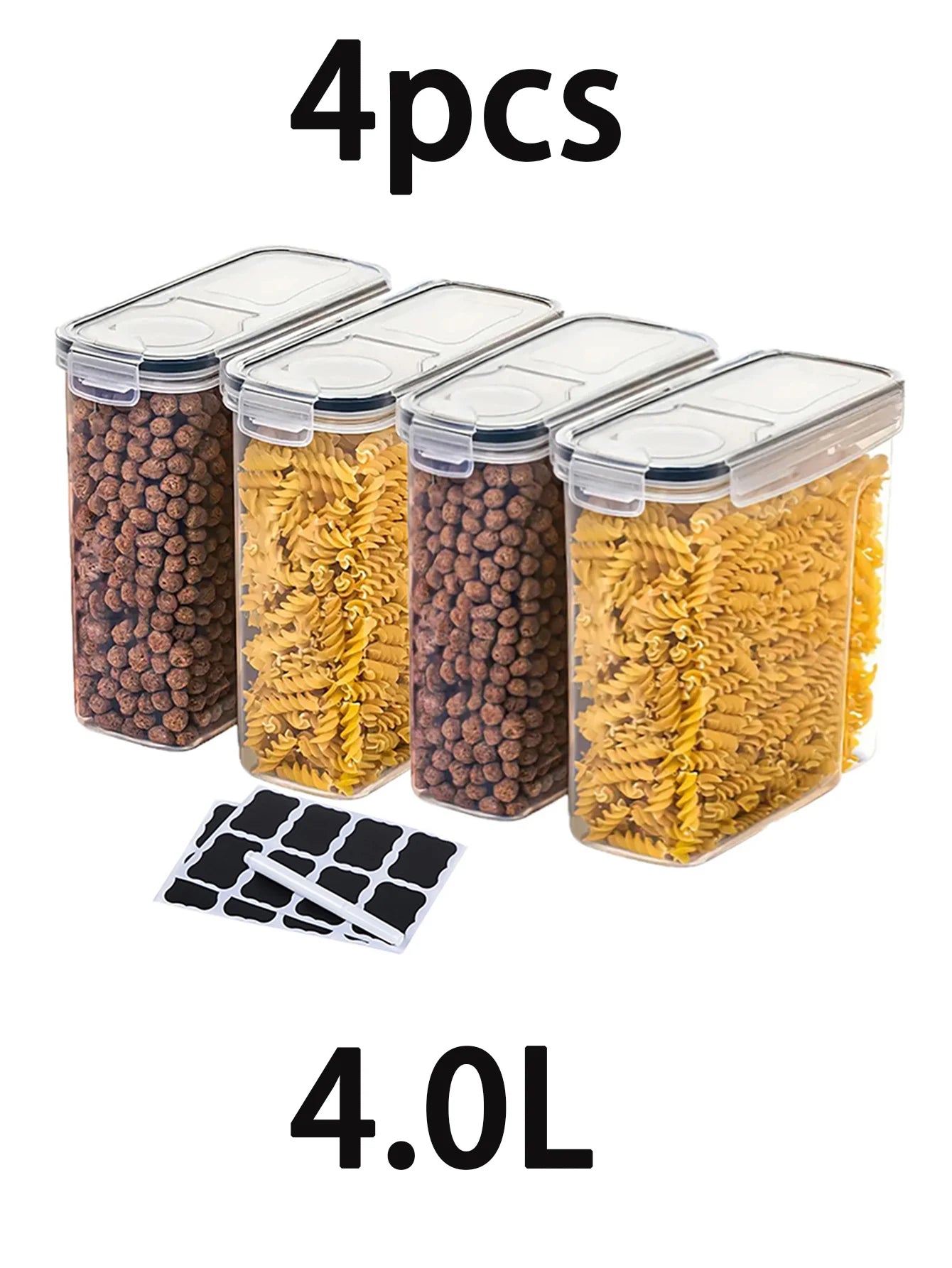 Airtight Food Storage Containers Set With Lids For Pantry