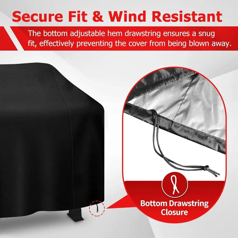 Durable UV Waterproof BBQ Grill Cover For Outdoor Gas Grills