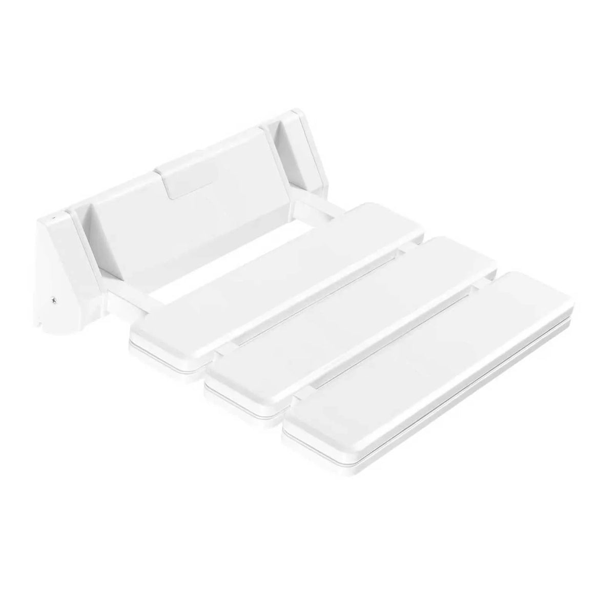 Aluminum Alloy Folding Shower Seat Wall-Mounted Waterproof Bath Bench