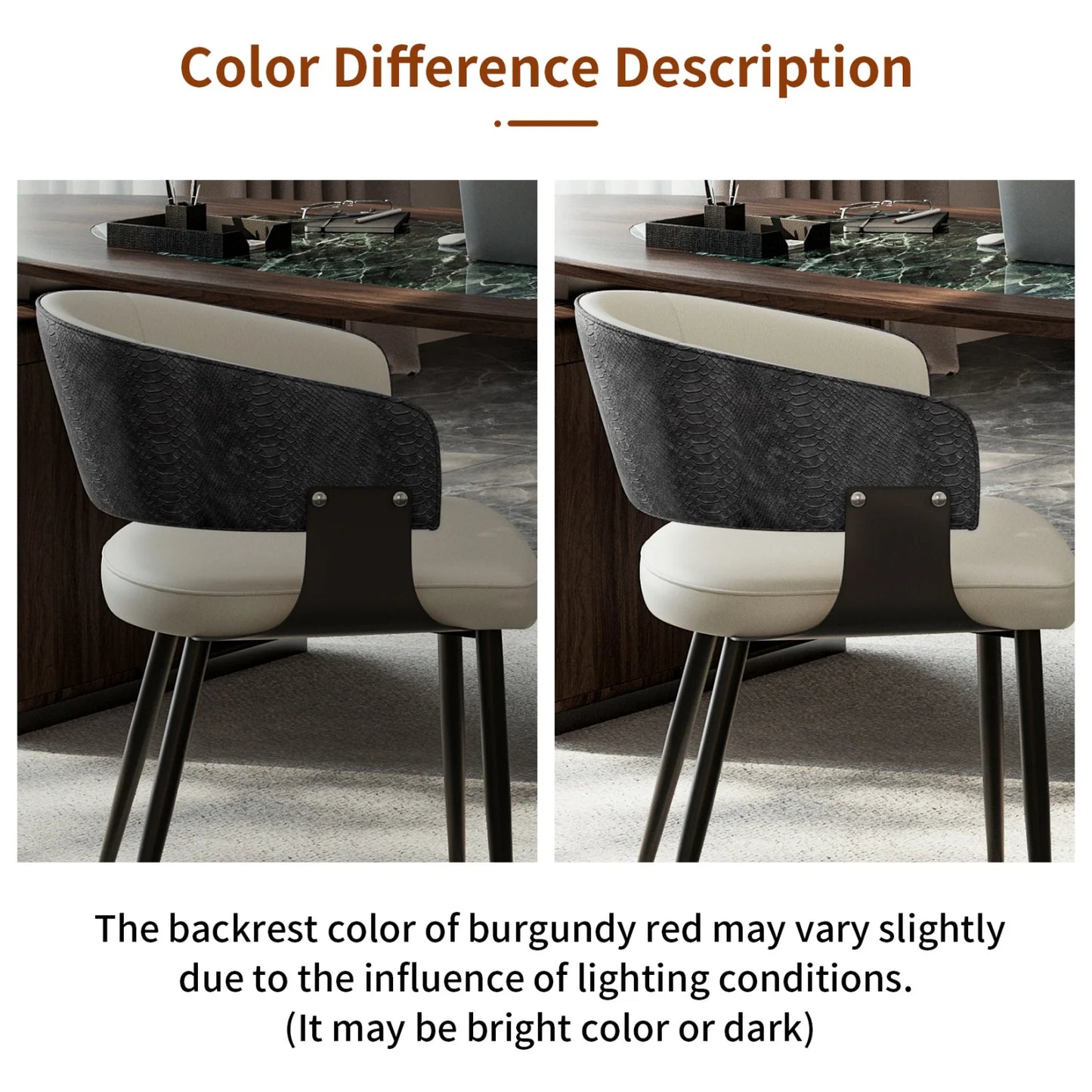 Modern Comfort Upholstered Dining Chairs For Kitchen And Restaurant Use