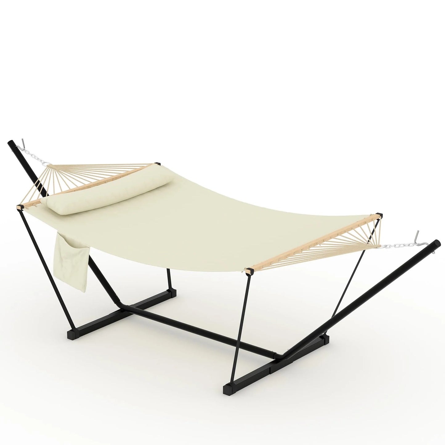 HiMISS Outdoor Hammock With Stand 2 Person Carry Bag