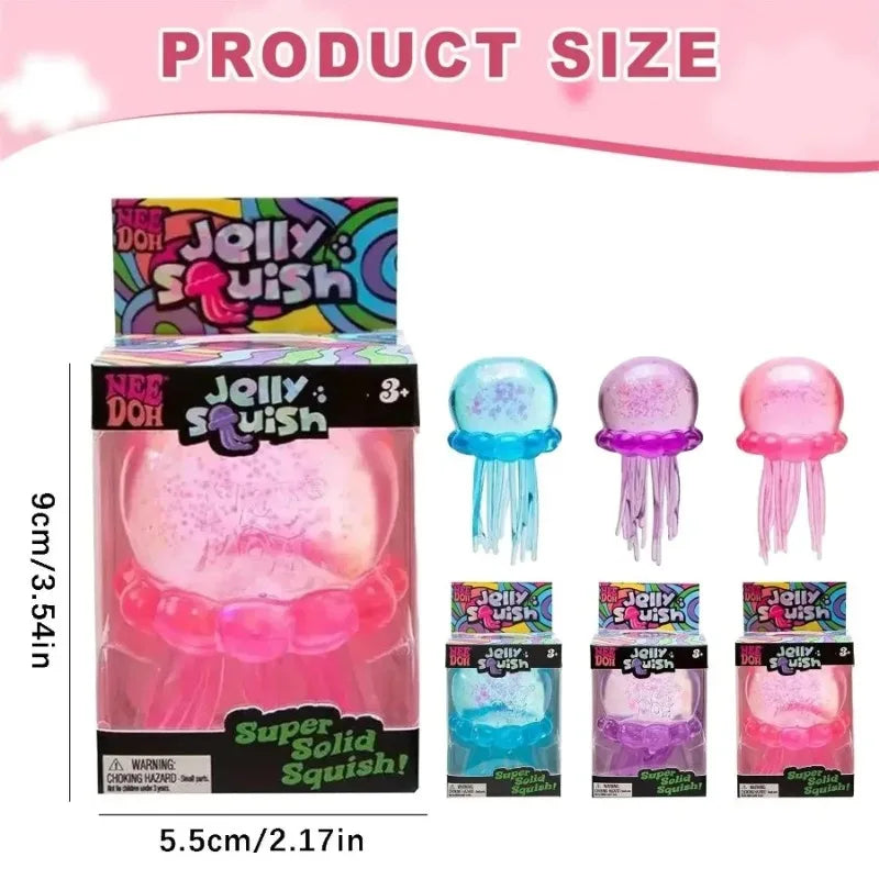 Jellyfish Squishy Water Squeeze Ball Office Stress Relief Fidget Toy