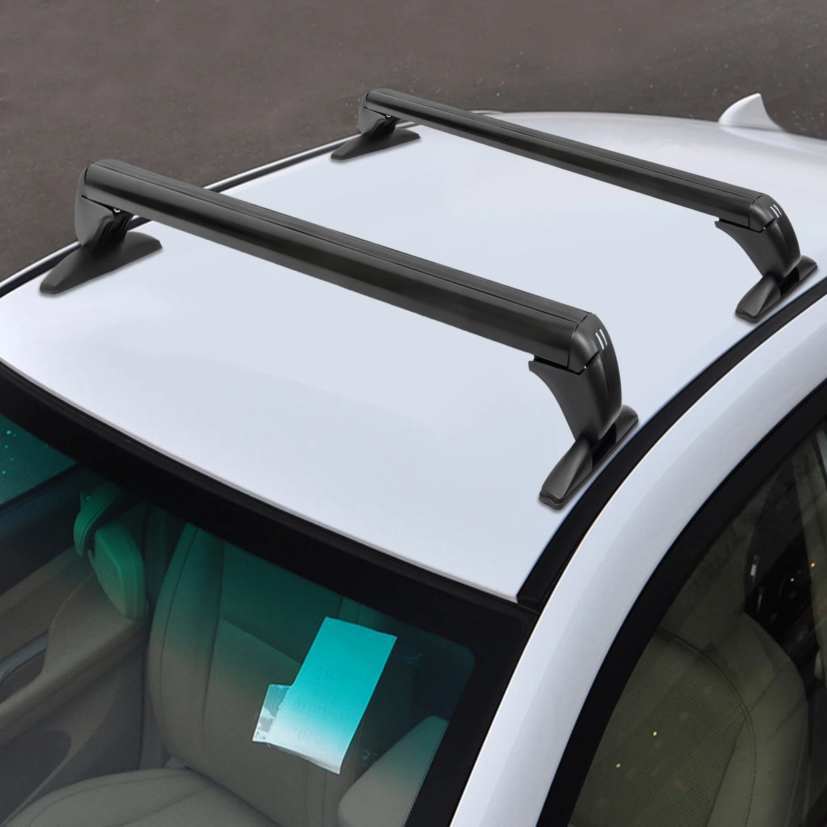 Universal Aluminum Car Roof Luggage Rack With Cross Bars