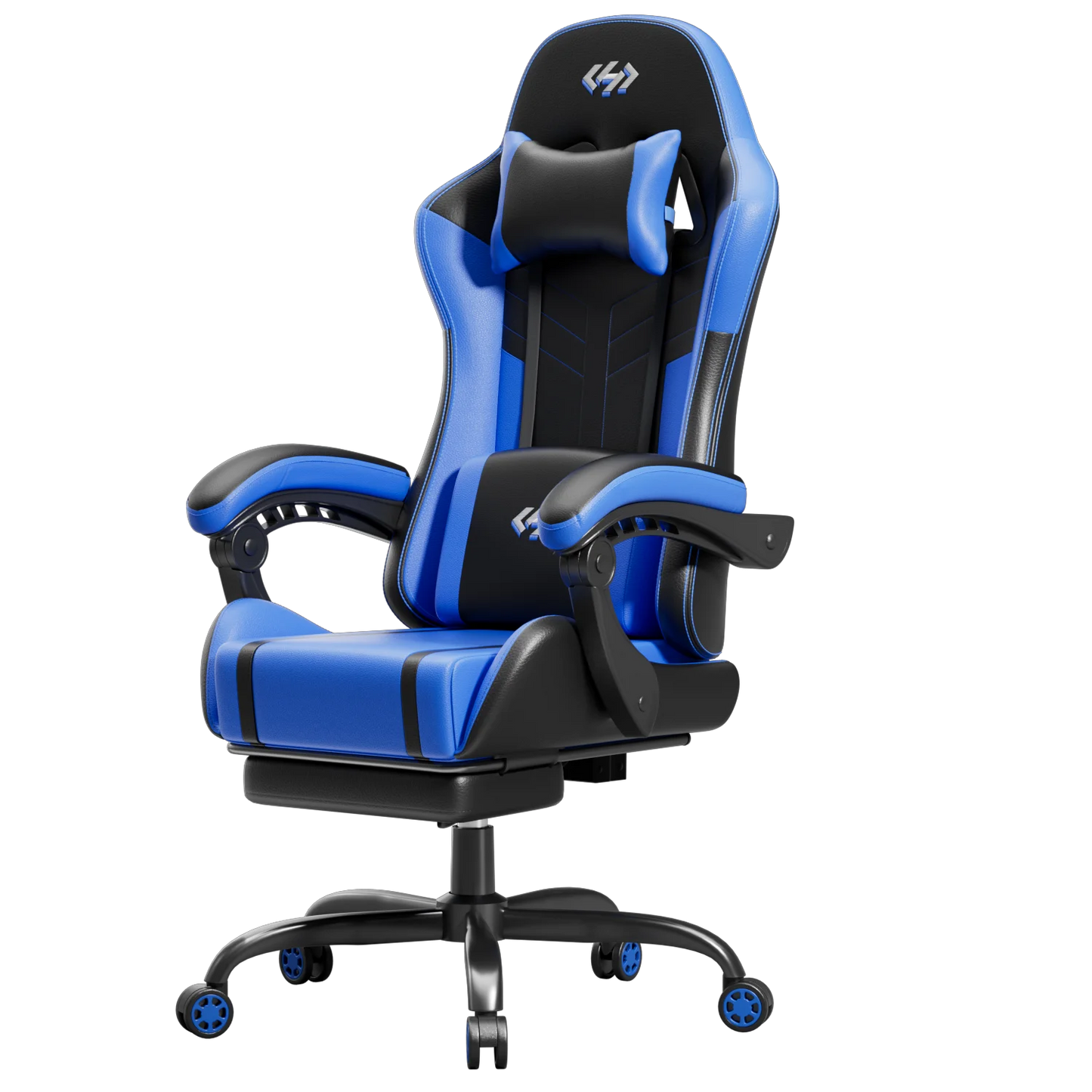 FRODROVIA Ergonomic Gaming Chair With Lumbar Massage And Footrest