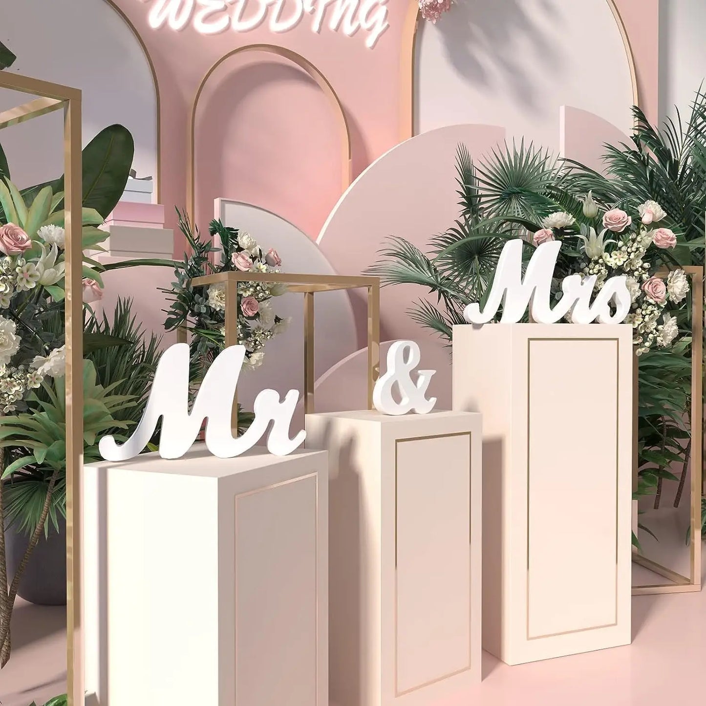 Twister.Ck Wooden Mr And Mrs Letter Sign Wedding Reception Decor