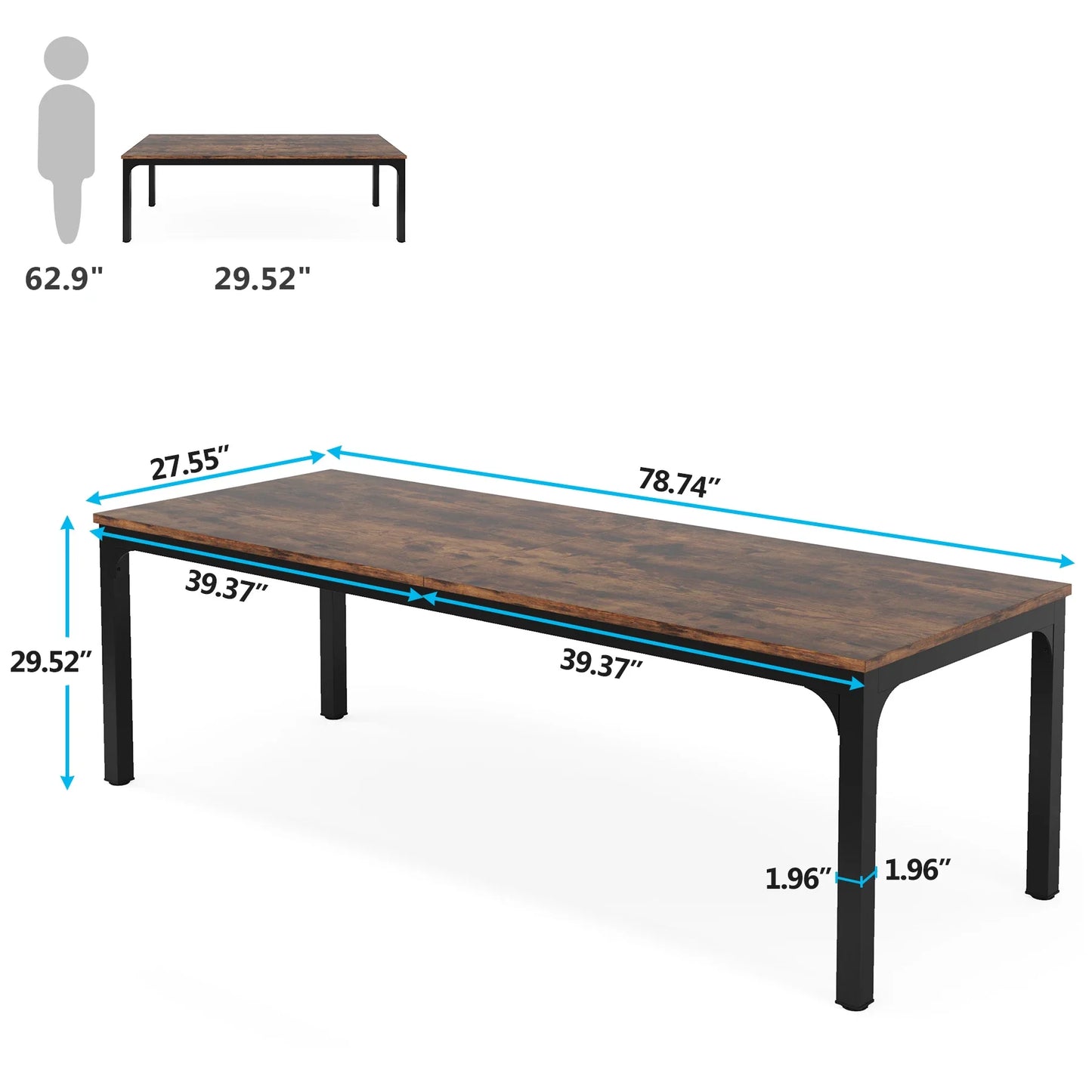 Tribesigns Extra Long Computer Desk For Home Office