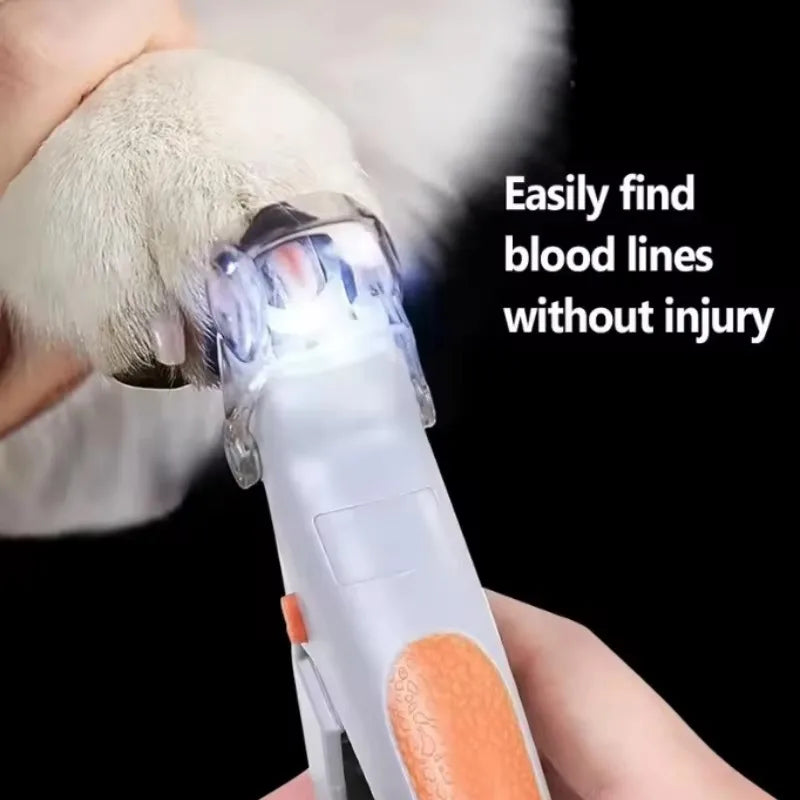 LED Pet Nail Clippers With Light for Dogs and Cats