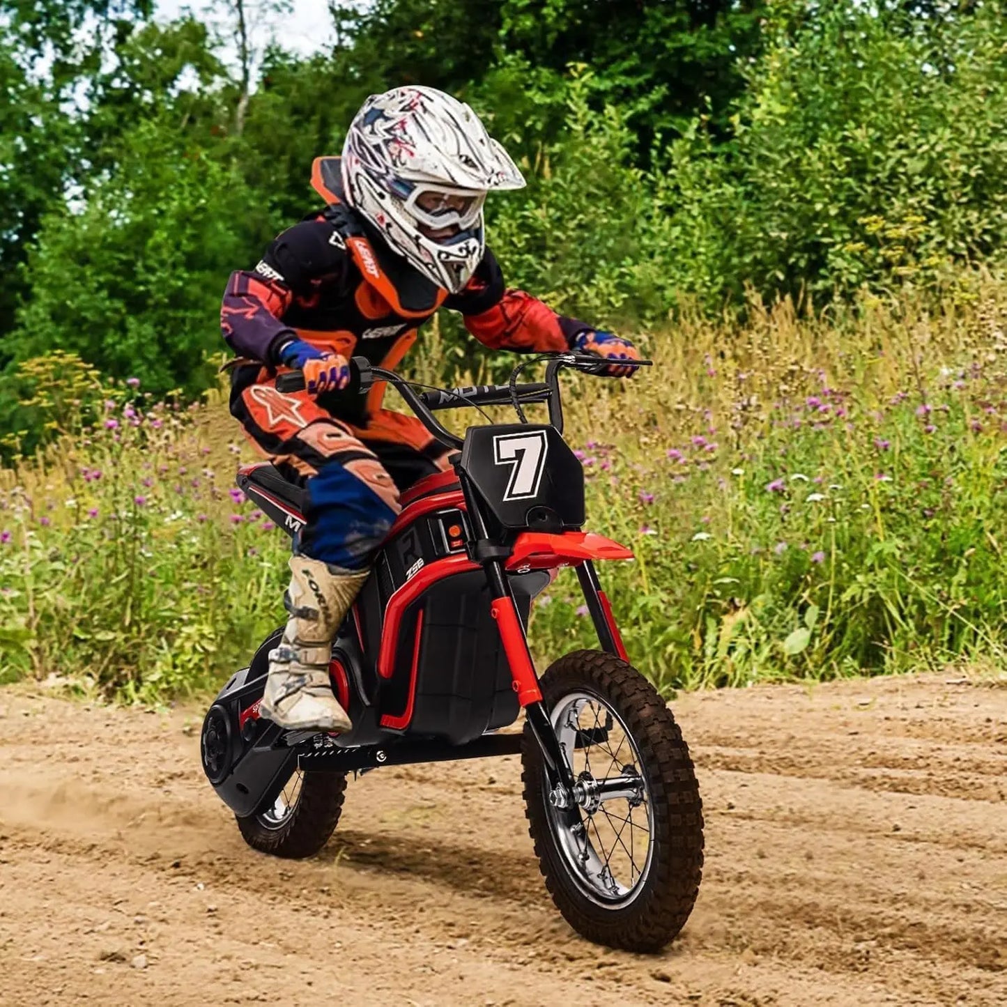 HiMISS Kids Electric Ride On Motorcycle 24V 350W Two Speed
