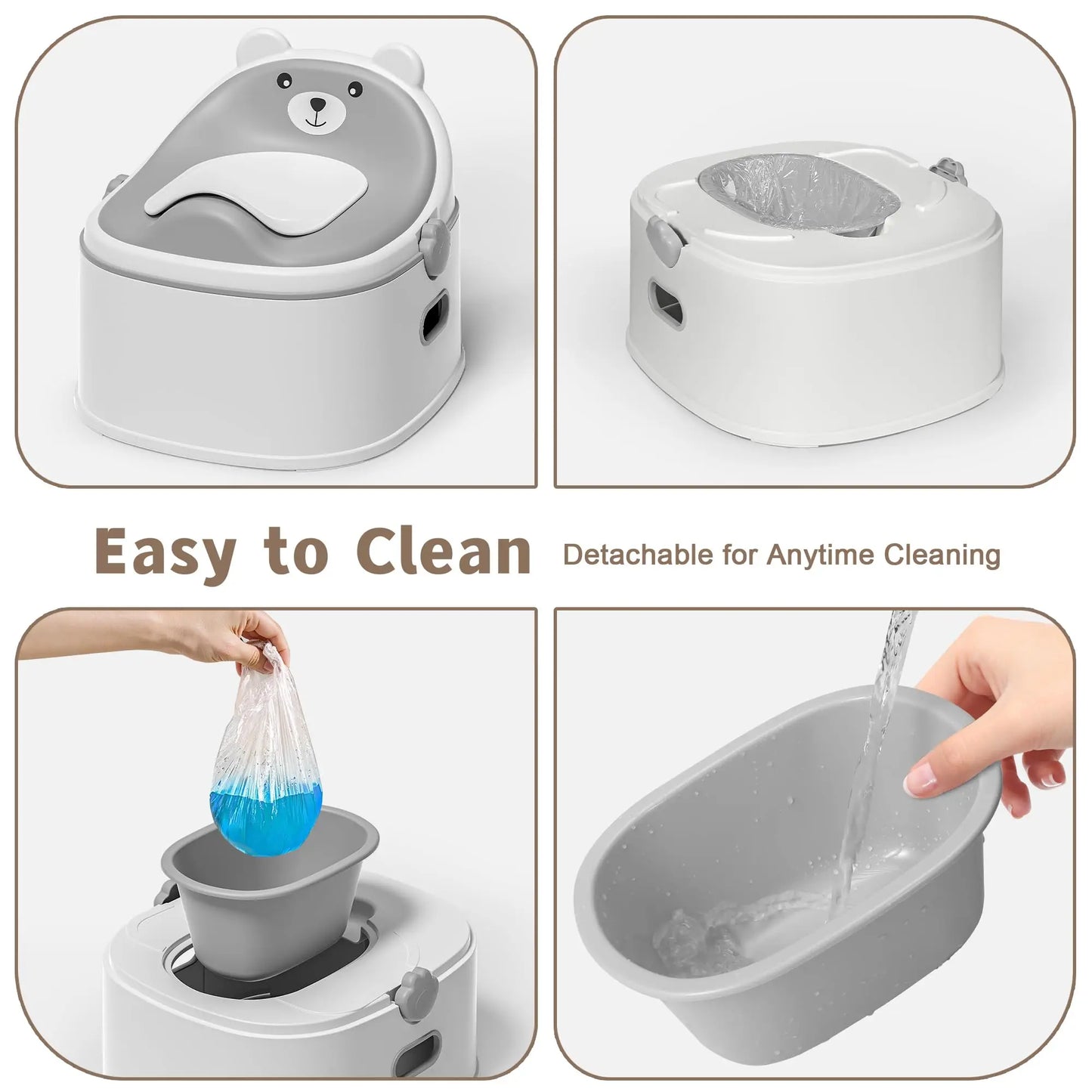3 In 1 Portable Potty Training Toilet Seat And Toddler Step Stool