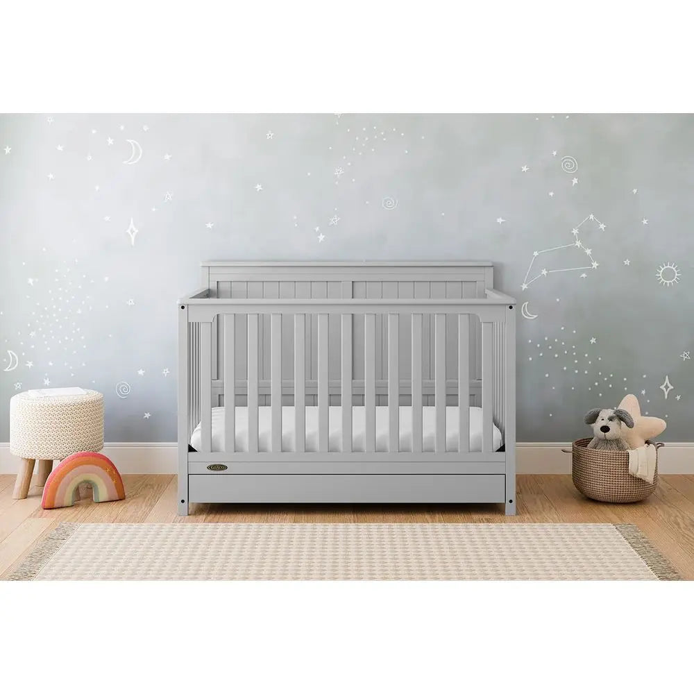 UKMJ 5 In 1 Convertible Crib GREENGUARD Gold Certified