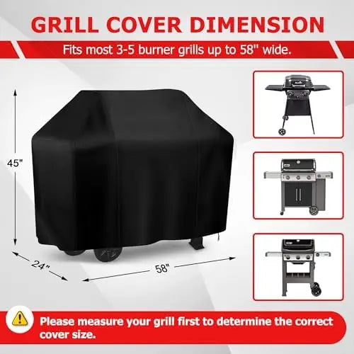 YTYIN Waterproof Grill Cover All-Weather for Weber Char-Broil