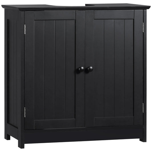 HOMCOM Under Sink Bathroom Cabinet With 2 Doors And Shelf