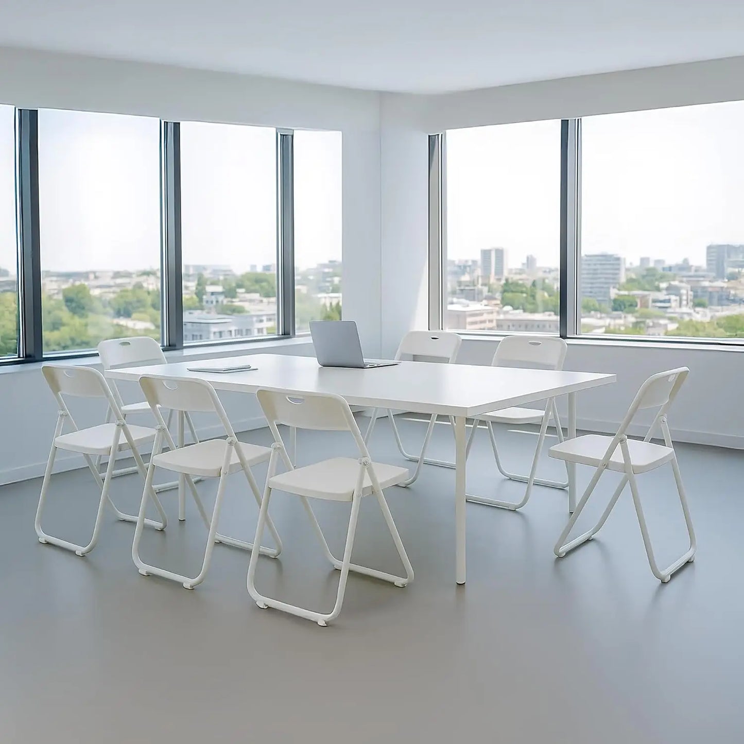 Plastic Folding Chairs With Steel Frame For Indoor Outdoor Use