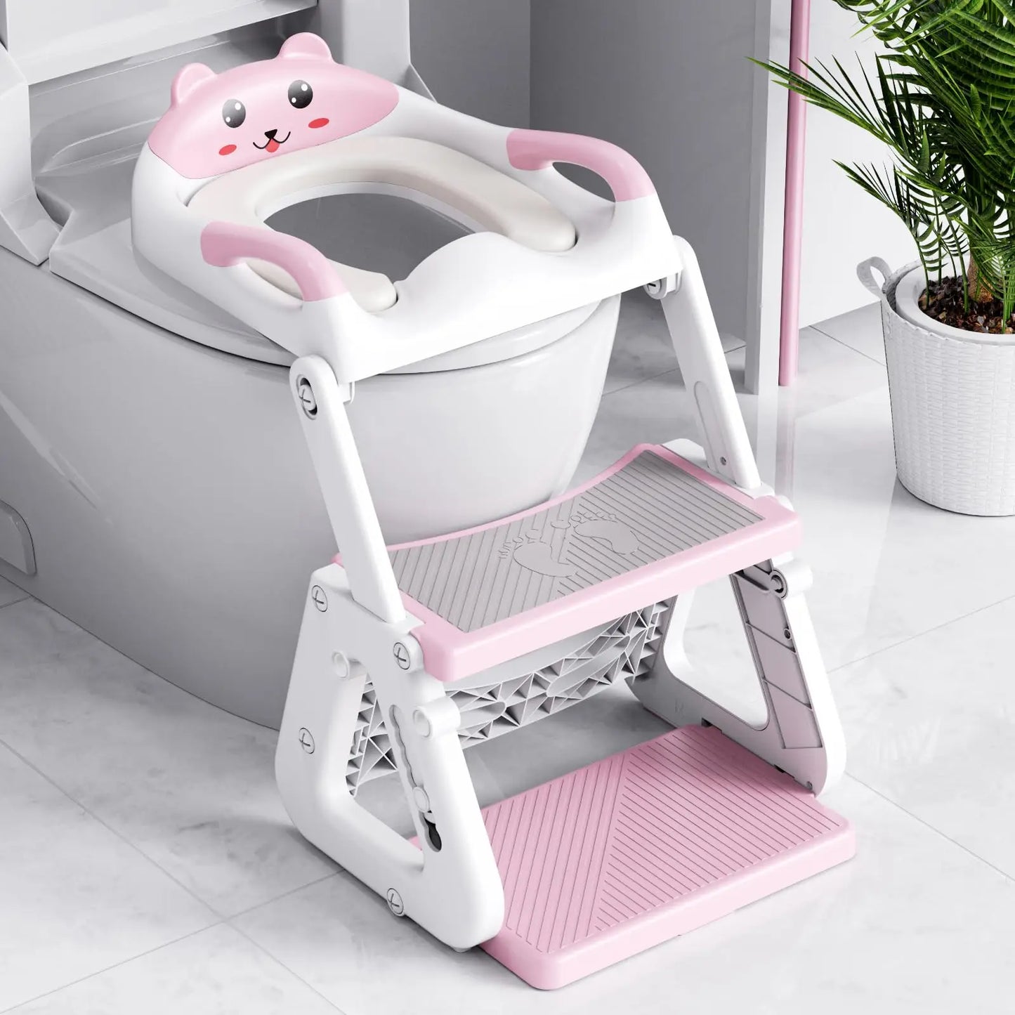 2-In-1 Potty Training Seat With Adjustable Height And Splash Guard
