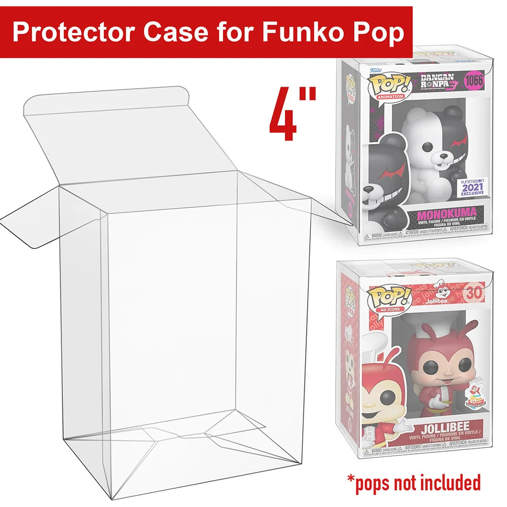 Clear Protective Display Box for Funko Pop Figures Storage Case
