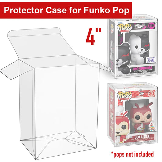Clear Protective Display Box for Funko Pop Figures Storage Case