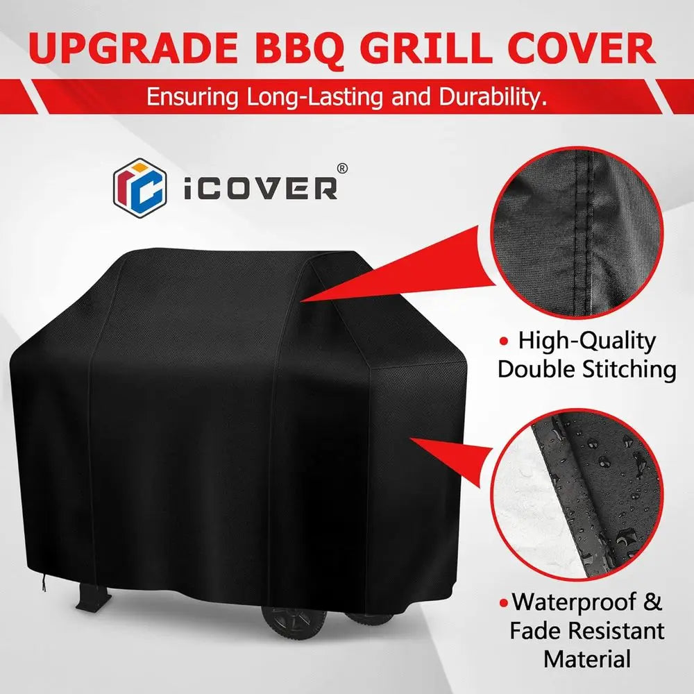 Durable UV Waterproof BBQ Grill Cover For Outdoor Gas Grills