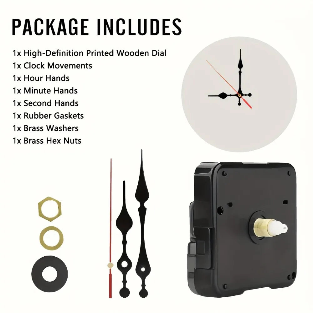 Cartoon 3D Numerals Wall Clock Silent Round Home Decor