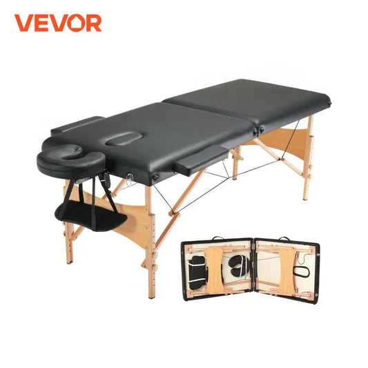 Portable Folding Massage Table Adjustable Therapy Bed For Spa Salon