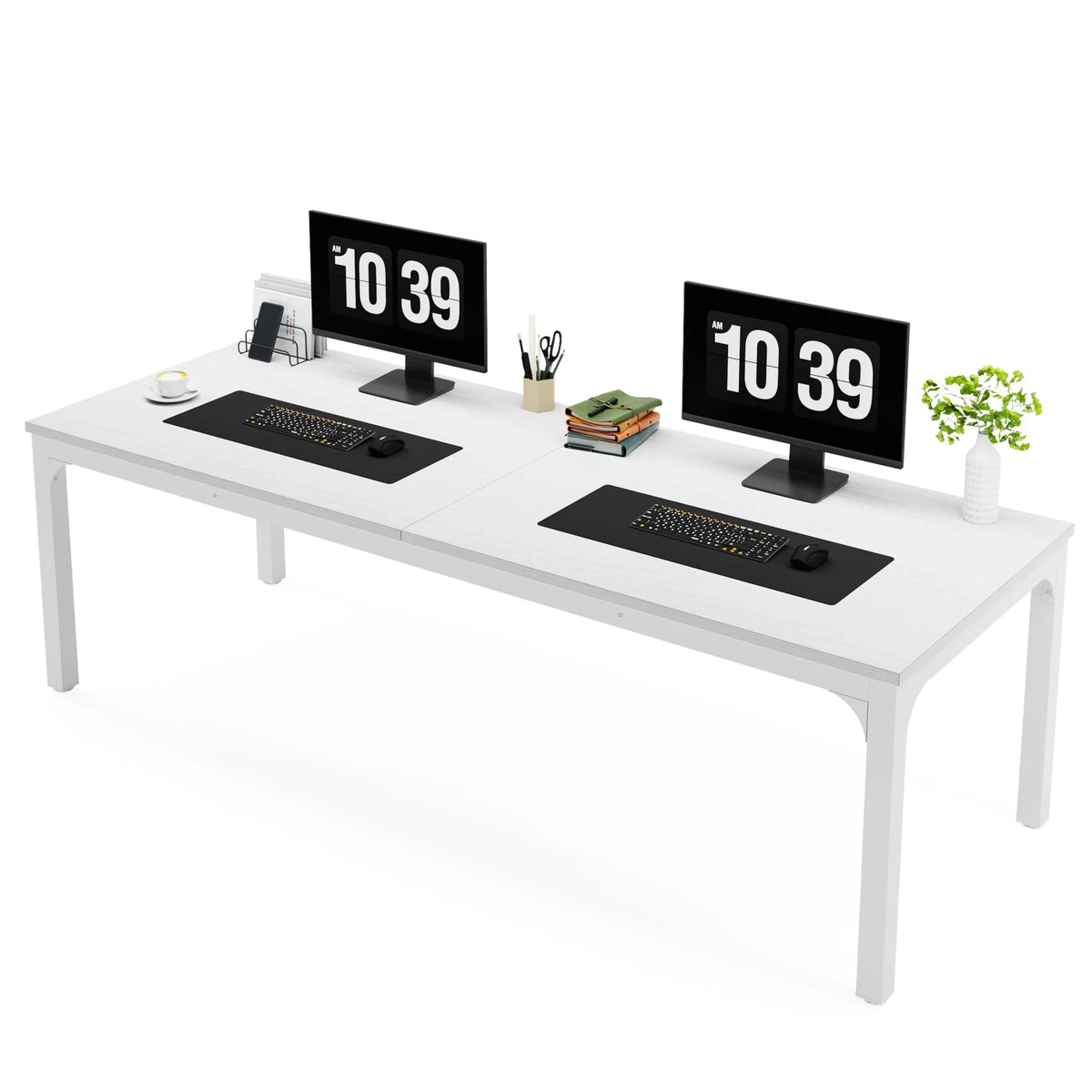 Tribesigns Double Computer Desk for Two Person Home Office