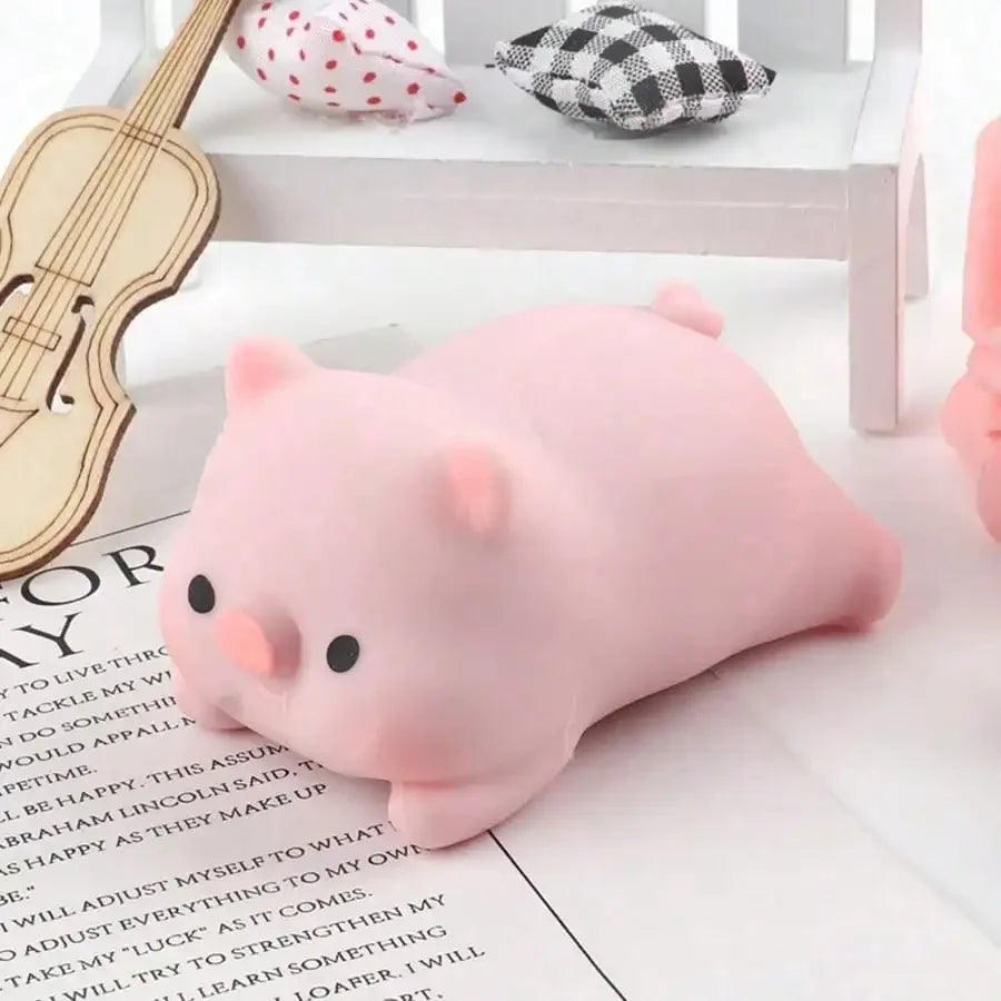 Stretchy Pull Pig Stress Relief Squishy Toy Decompression Fidget