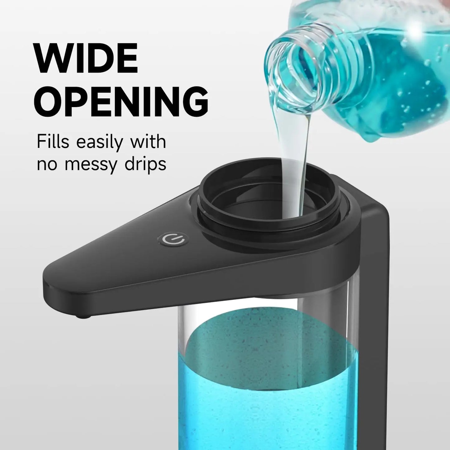 AIKE Automatic Liquid Soap Dispenser Wall Mounted USB Smart