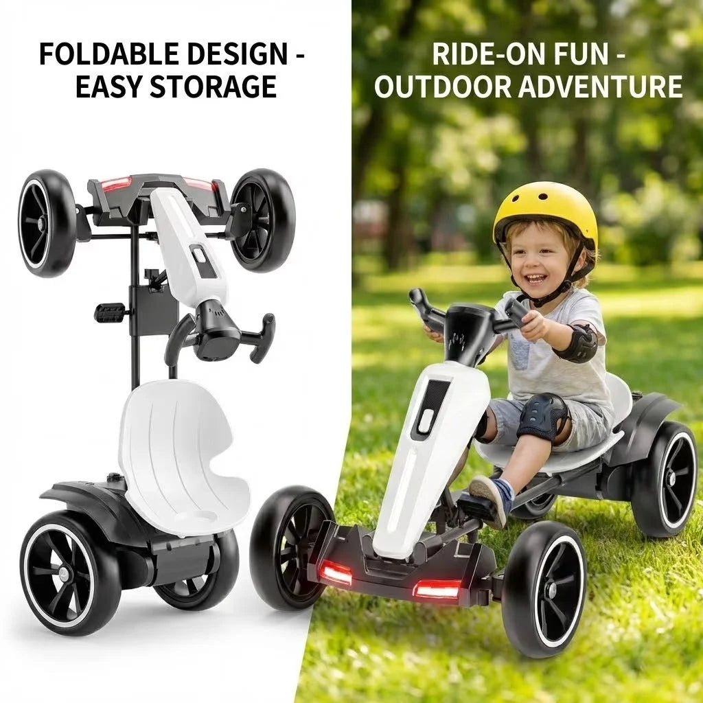 Jueshuai 12V Electric Kids Go Kart With Adjustable Seat
