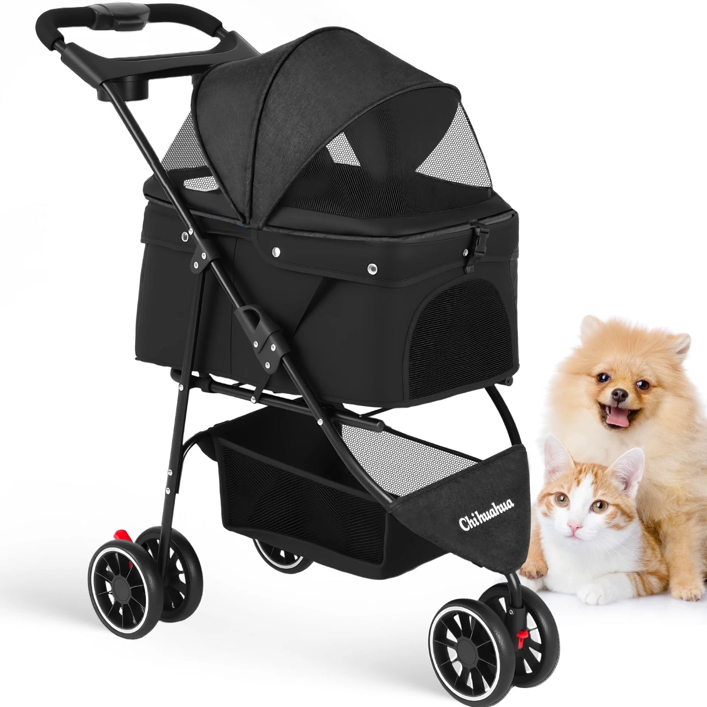 CHIHUAHUA Pet Stroller for Small to Medium Cats and Dogs