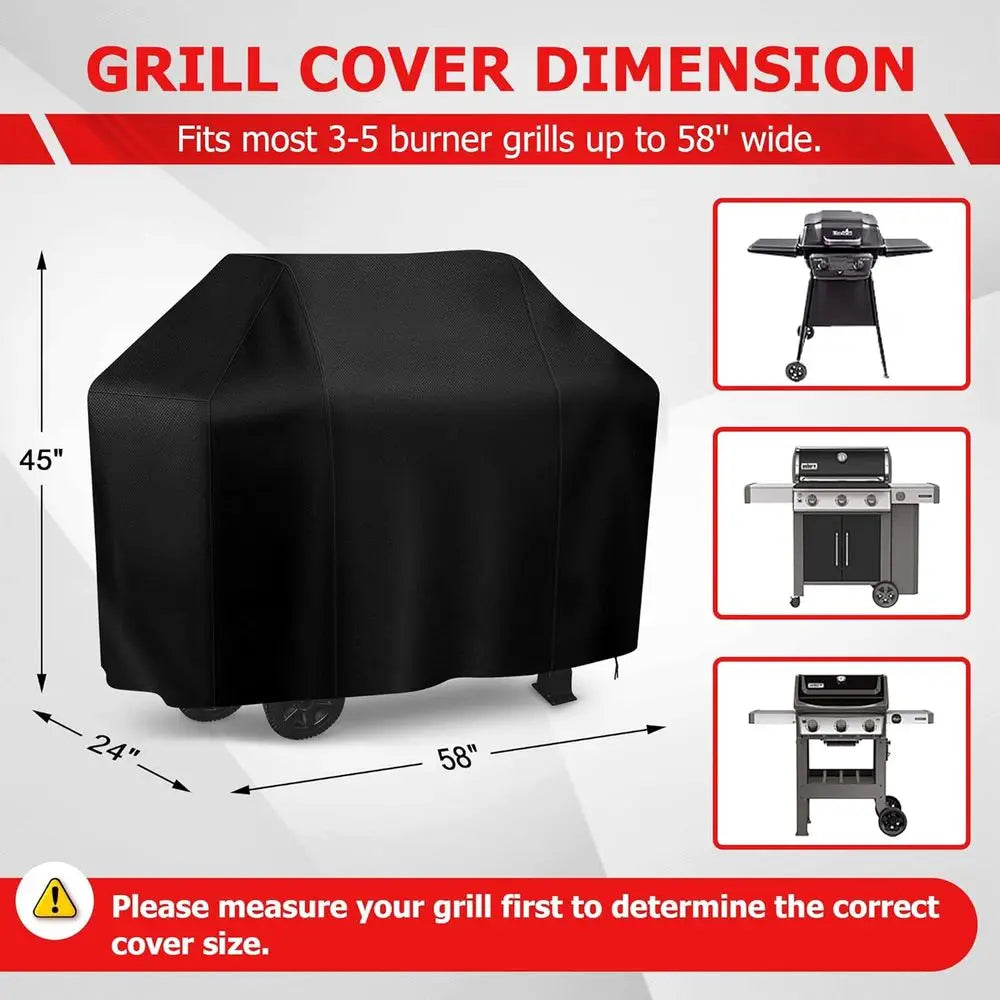 Durable UV Waterproof BBQ Grill Cover For Outdoor Gas Grills