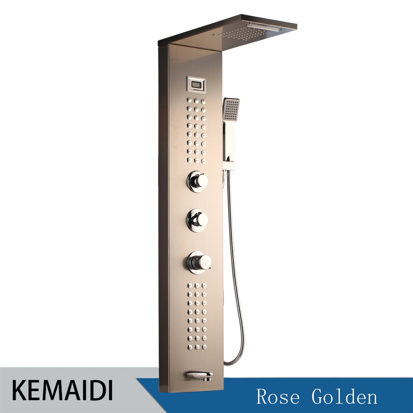 MEKKHALA Multifunctional Shower Panel Tower With Massage Jets