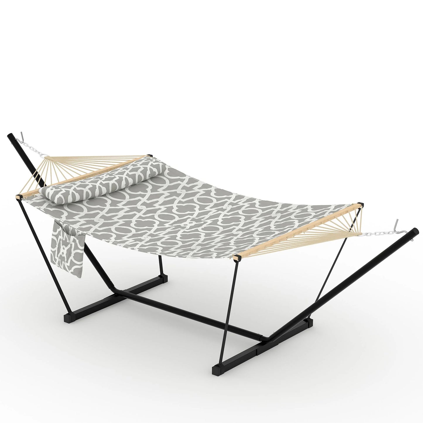 HiMISS Outdoor Hammock With Stand 2 Person Carry Bag