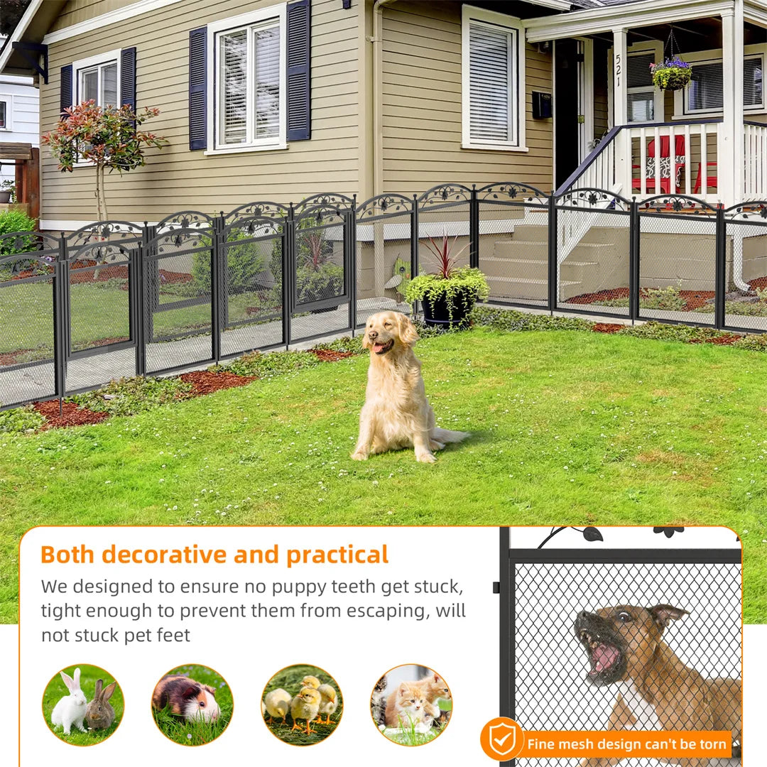 BINGOPAW Heavy Duty Dog Playpen Indoor Outdoor Use