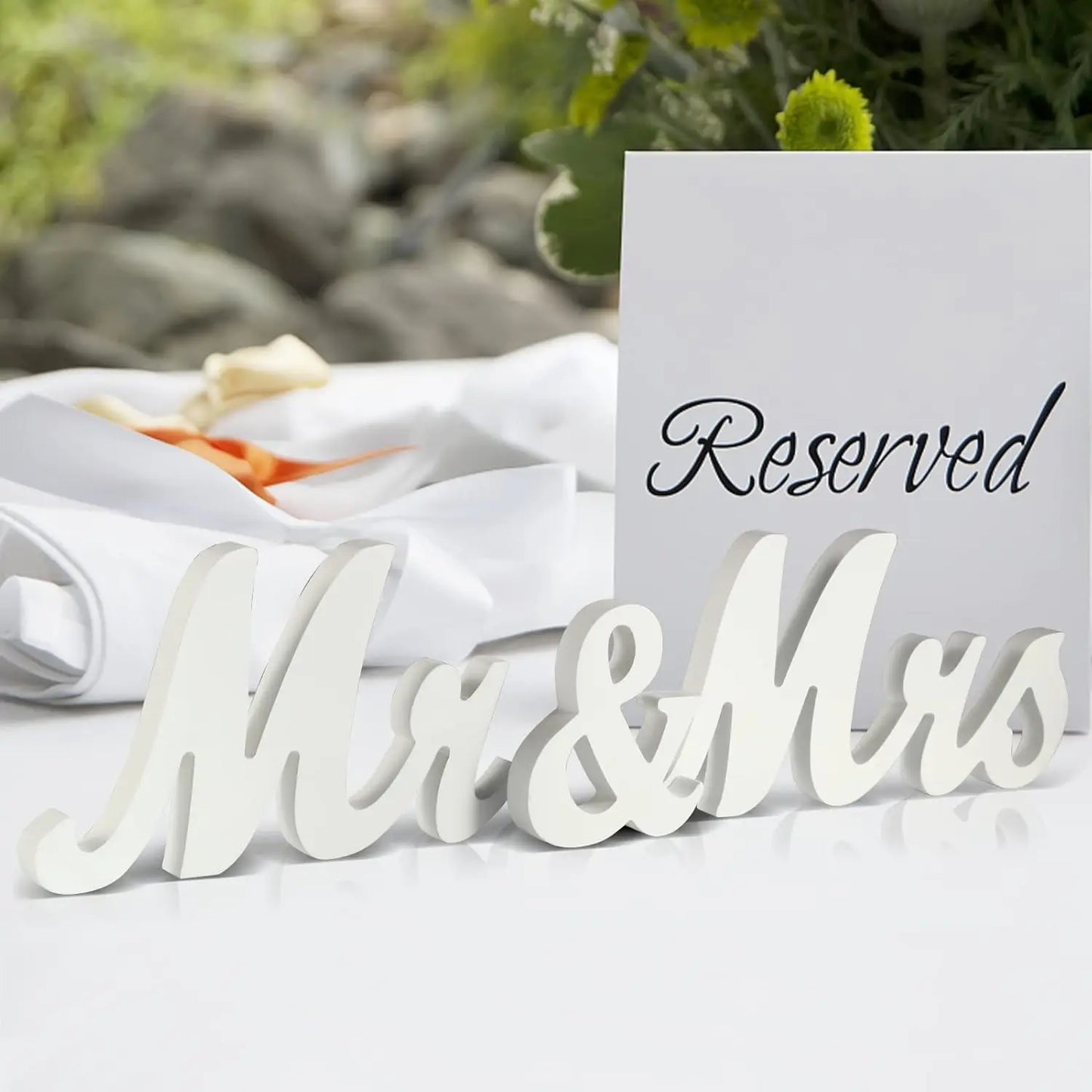 Twister.Ck Wooden Mr And Mrs Letter Sign Wedding Reception Decor