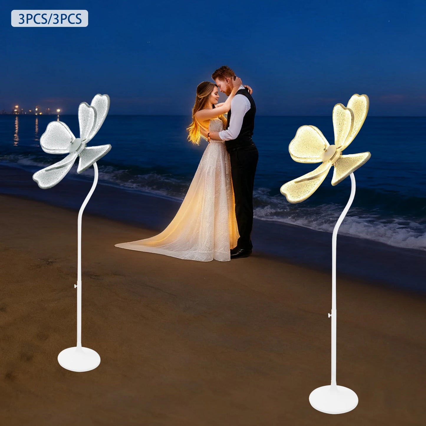 Wedding Flower Floor Lamp 50W LED Pathway Light For Decor