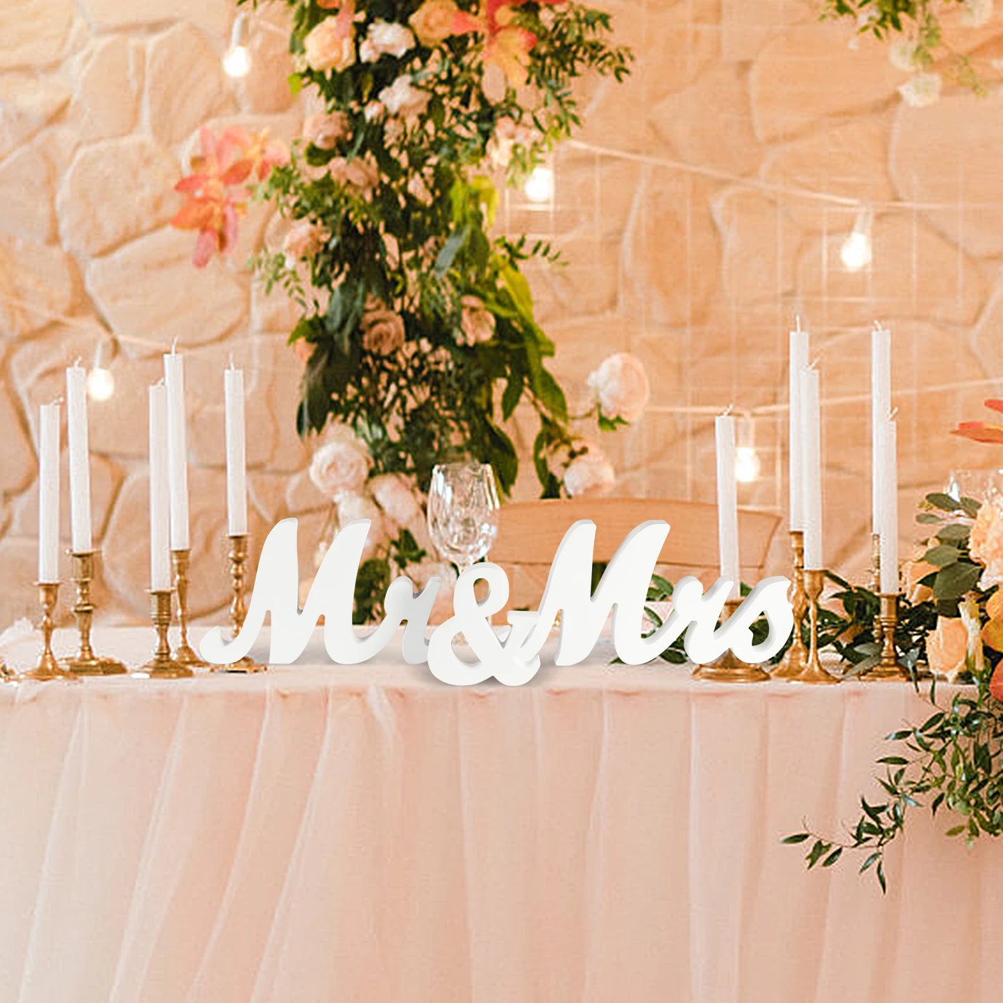 Twister.Ck Wooden Mr And Mrs Letter Sign Wedding Reception Decor
