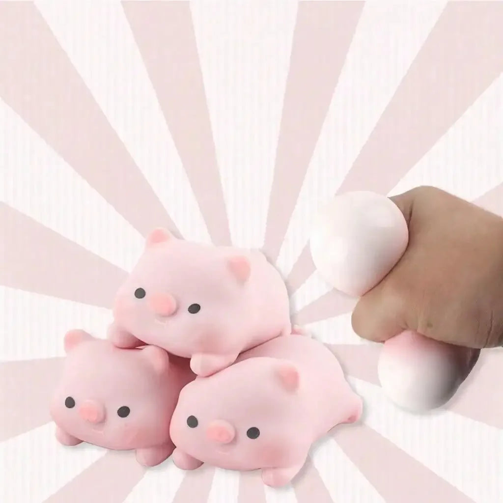 Stretchy Pull Pig Stress Relief Squishy Toy Decompression Fidget