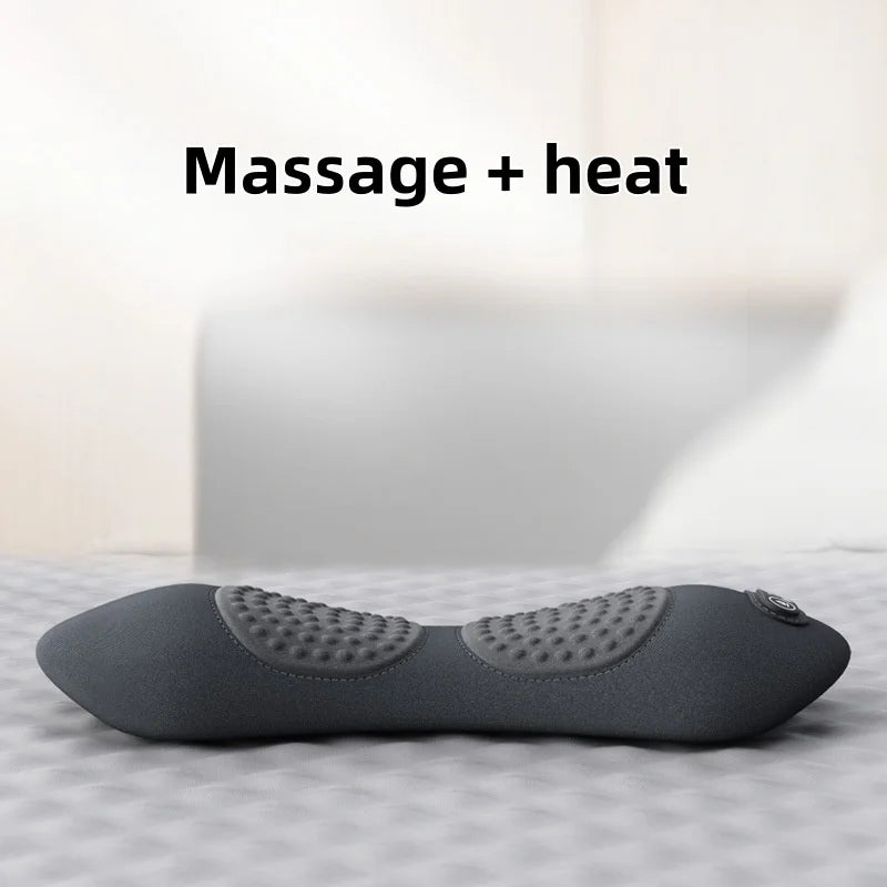 PAQIN 3 In 1 Electric Lumbar Back Massager With Heat And Vibration