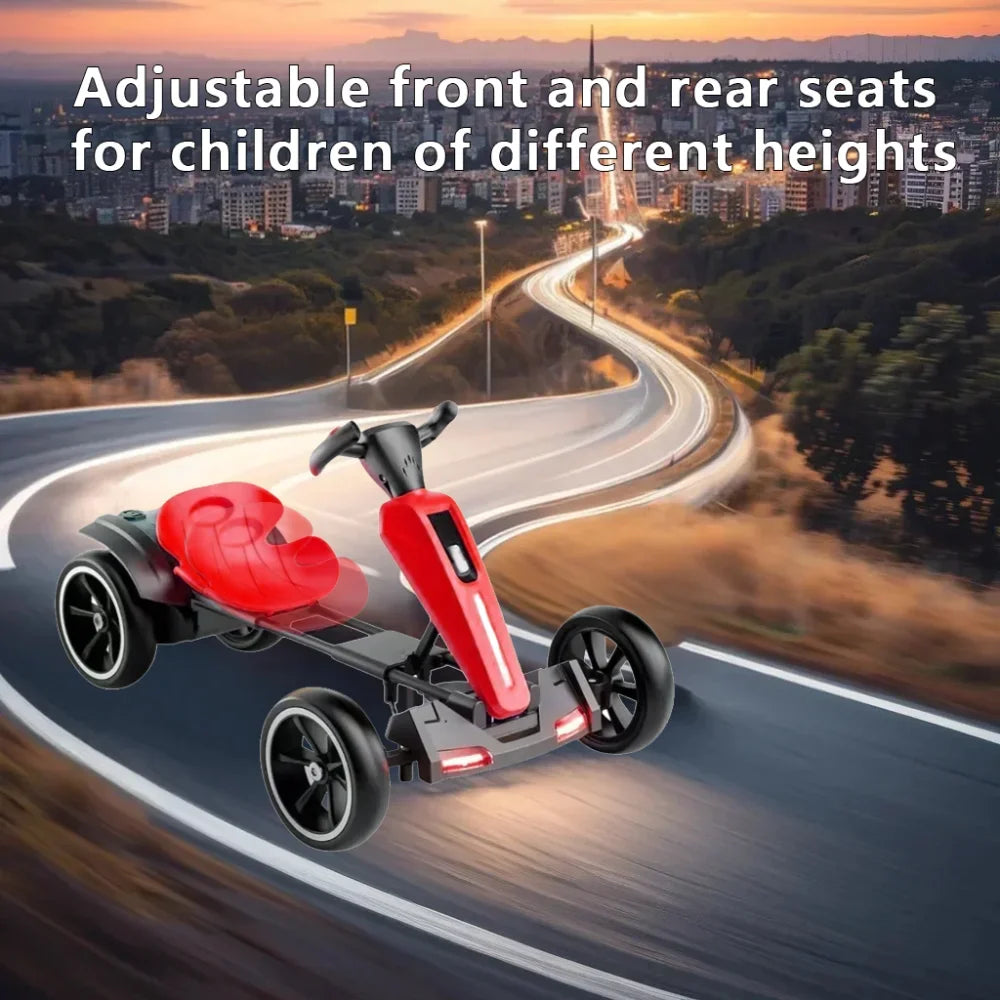 Jueshuai 12V Electric Kids Go Kart With Adjustable Seat