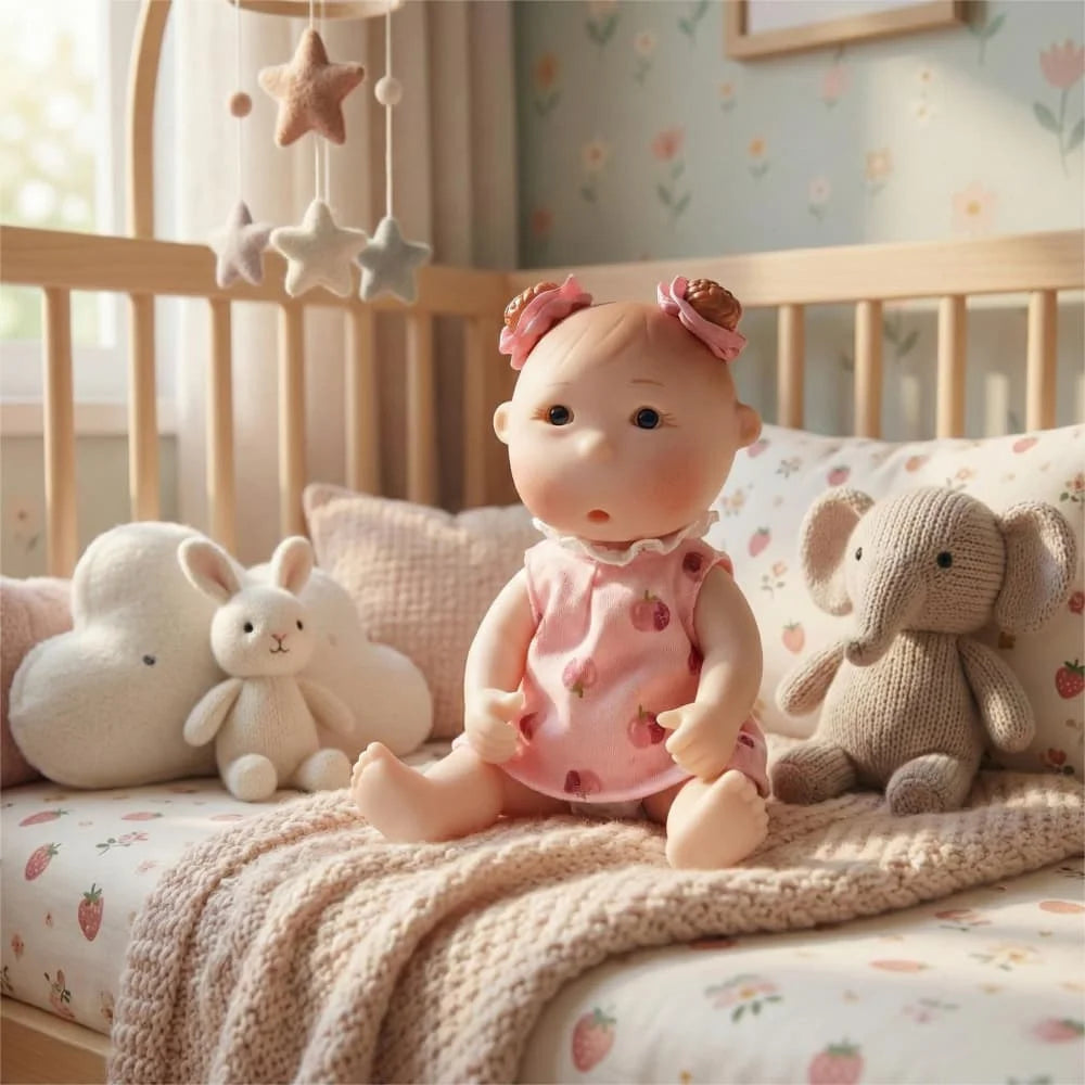 Cloveray Vinyl Reborn Baby Doll Soft Washable Soothing Companion