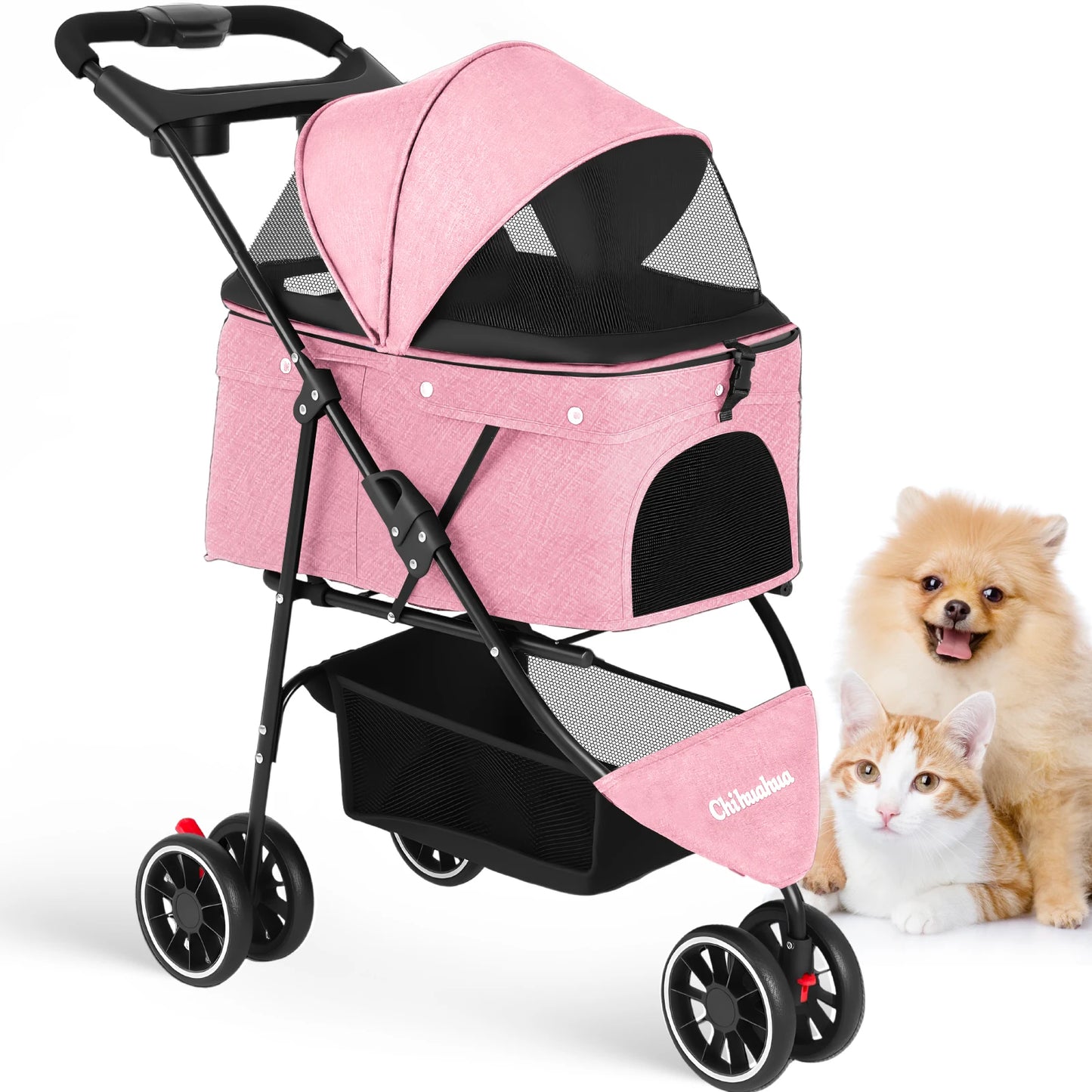 CHIHUAHUA Pet Stroller for Small to Medium Cats and Dogs