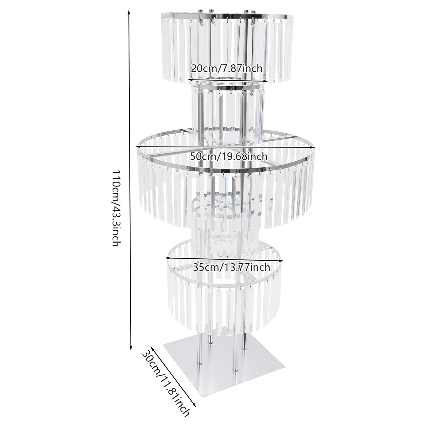 Luxury Acrylic Wedding Centerpiece Stand For Event Decorations