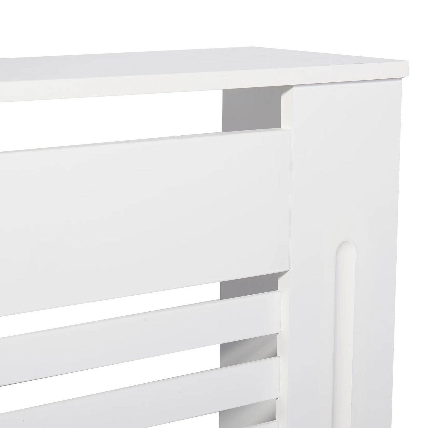 Wisfor Radiator Cover Wood Cabinet With Horizontal Slat Design