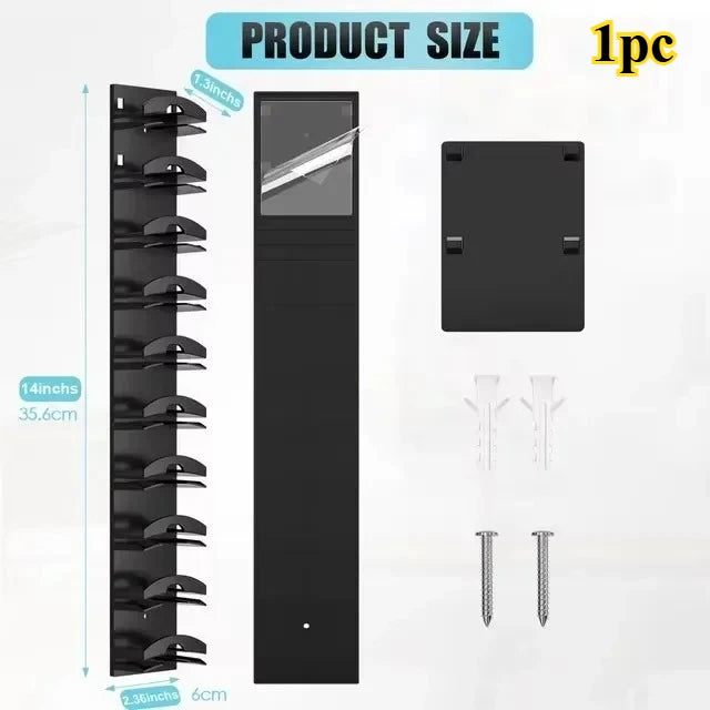 Wall Mount Hat Rack Organizer Holds 16 Baseball Caps